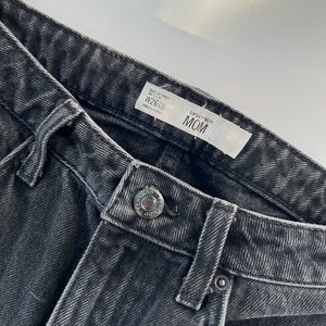 Top shop black mom jeans.